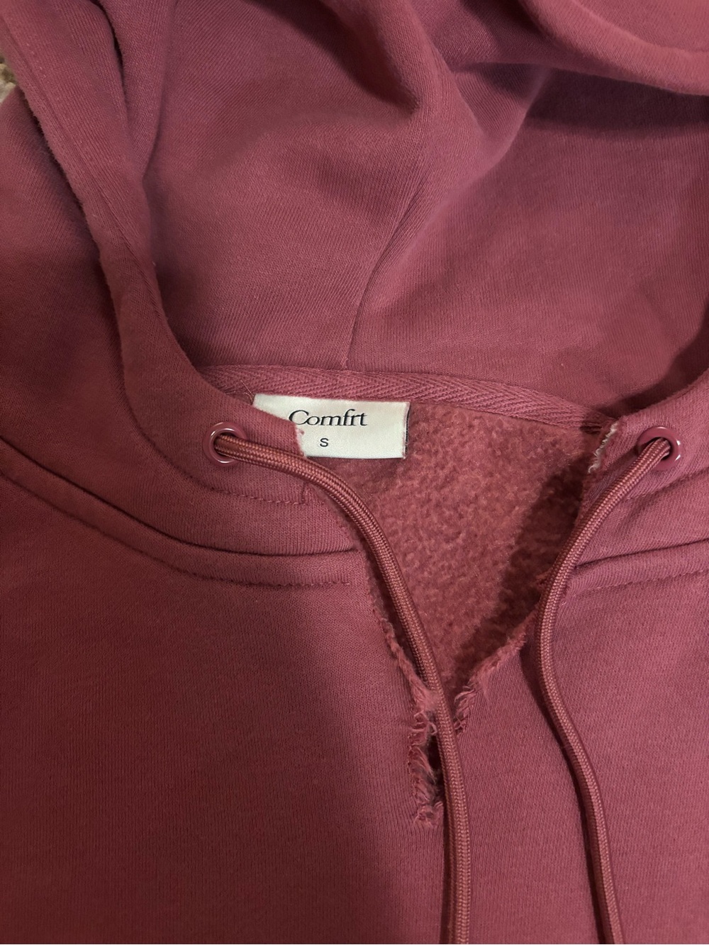 Comfrt Airplane Mode Travel Hoodie and Sweatpants Set in Berry Size Small - Picture 3 of 8